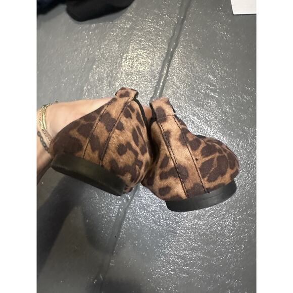 Women's Flat Sam Edelman circus cheetah leopard animal print flexible size 6.5 - Picture 4 of 6